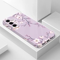 Fallen Plum Blossoms Phone Case For Samsung Galaxy A57 A37 A17 A56 A36 A26 A16 A06 A55 A35 A25 A15 A05 4G 5G Film Hard Cover