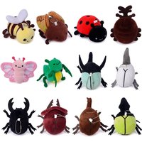 12 pcs Cute Insect Plush Toy Insect-Stuffed Animal Suitable for Birthday Parties Gifts Classroom Prizes Christmas Animal Series