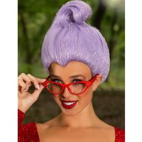 REEWES Fantasy Fairy Godmother Cosplay Synthetic Hair Fairy Godmother Costume Wig for Women For Carvinal