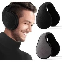 AliExpress NONE 1Pc Winter Unisex Thicken Warm Fur Earmuffs for Men Women Velvet Plush Ear Muffs Protector Outdoor Cycling Skiing, Black