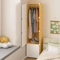 Modern Small Plastic Wardrobe Cheap Modular Minimalist Cabinet Storage Design Wardrobe Display Organizer Nordic Ropero Furniture