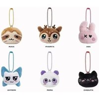 BM Baby Monster Style Plush Keychain Cute Kpop Animal Keyring Key Holder Fan Gift