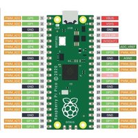 1PC Original Raspberry Pi Pico W with Development Board Pico or Pico H with Pin Header support MciroPython/C++