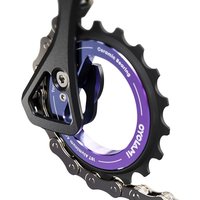 AliExpress NONE 1PCS Bicycle Rear Derailleur Hollow Eccentric Pulley Wheel 18T Bearing Upgrade Kit For R8000 R7000 DIY Road Bike Crankset