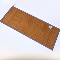 Double-Sided Bamboo Cooling Mat Ice Silk Student Dormitory Single Person Grass Mat Summer Use Winter Use Clolv Kiss Brand