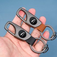 Car Logo Keychain Keyring Key Holder For Jaguar X S F XF XE XJ XK XEL XFL XJL XJ6 XJS XKR XFR F-Type F-Pace E-Pace Accessories
