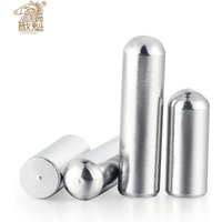 10-50pcs Round Head Locating Pin 304 Stainless Steel M0.6 M0.8 M1 M1.2 M1.5 M1.8 M2.3 M2.5 M2.8 M3 M4 M5 M6