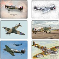 Hawker Hurricane P3395 Metal Sign Wall Decor Cinema Kitchen Funny Kitchen WW2 Fighter Tin Sign Poster