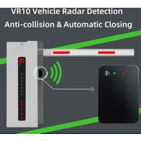 VR10 79GHz IP67 Anti-smashing Vehicle Detection Radar Sensor for All type of barrier Gate, Bluetooth, 2 Relays(N/O and N/C)