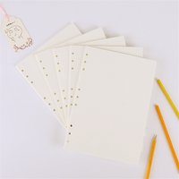B5 9 Holes Loose-Leaf Notebook Refill Spiral Binder Paper Index Inside Page Dot Grid Blank Connell Stationery