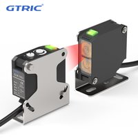GTRIC E3JK-TR12 Square Photoelectric Sensor Through-beam 24-240V AC/DC Universal Relay Output Diffused Photoelectric Switch