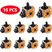 10PCS 3D Analog Joystick ThumbStick For PS5/PS4/Nintendo Switch Pro Controller Replacement Repair Parts Kit Game Accessories