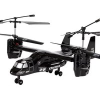 RC Helicopter Osprey 2 4GHz 3D 6G Gyro Remote Control Drone Ready to Fly LED Light Stable Hovering Toy for Kids Adults Gifts