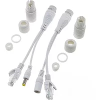 Hot POE Cable Passive Power Over Ethernet Adapter Cable POE Splitter Injector Power Supply Module 12-48v for IP Camera Cables