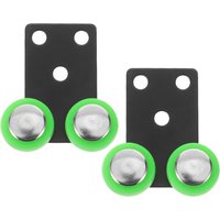 2pcs Sliding Wardrobe Door Wheels Closet Sliding Door Hardware Replacement Smooth Roller Wheels For Bedroom Cabinet Home Storage