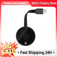XIKCU Chromecast Google Wireless WiFi mirascreen HDMI-compatible HD Display Dongle Media Streaming Video tv Smart Home For ios
