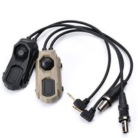 NEUER Taktischer AXON Ferngesteuerter In-Line Dual-Funktions-Druckschalter Taschenlampe PEQ NGAL Laser Druckknopf SF/2.5///Crane Stecker