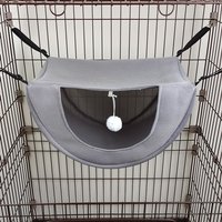 Sandwich mesh cat cage hammock cat bed summer breathable machine wash pet supplies small pet bed