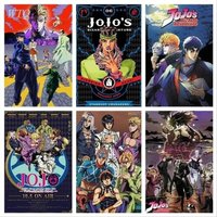 Anime Canvas JoJoJo's Strange Adventure JoJo Canvas Painting Vintage Posters Wall Decoration Wall Art Picture Room Decoration