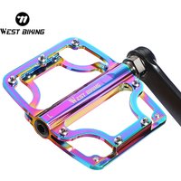 WEST BIKING Bike Pedals Ultralight Seal 3 Bearings Bicycle Bike Pedals Anti-slip Mountain Bike Pedals Bicicleta Accessories Part