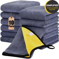 1/5/10pcs Microfiber Extra Soft Car Wash Towel Car Care Cloth Car Cleaning Drying Cloth Never Scrat Detailing WashTowels