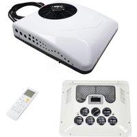 Light Truck Parking Air Conditioner Unit, 12V/24V Roof-Mounted Inverter AC Heater, Dual-Cooling & Heating,DC Powered Vehicle AC