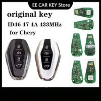 For Geely Okavango Azkarra Atlas Coolray Monjaro KX11 Emgrand X7 X3 S1 Smart Remote Key Original Car Keyless 433Mhz 4A/47 Chip