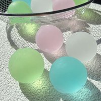 Blue Maltose Soft Toy Slow Rebound Stress Relief Squeeze Toy Soft Realistic Decoration Transparent Creative Handmade Ball Toy