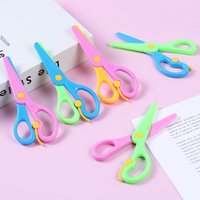 10-30 Pcs Cute Children Kindergarten Diy Paper Cutting Scissors Children Birthday Party Back To School Kindergarten Gift Prizes