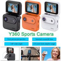 Y360 Sports Camera Life Recorder Flip Screen 4K Ultra Clear Recording Vlog Anti Shake 143 ° Wide-angle Portable Camera Gifts