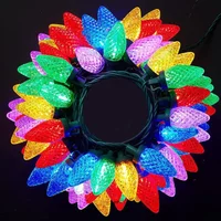 New Waterproof 5M 10M LED C6 Strawberry Fairy Lights Outdoor 8 Modes Christmas Garland String Light for Party Garden Patio Decor