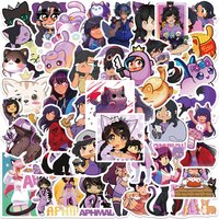 10/30/50PCS Game Aphmau Cartoon Stickers DIY Phone Laptop Luggage Skateboard Graffiti Decals Fun for Kid Gift