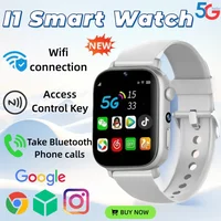 NEW I1 Rugged 5G Global Network Smartwatch Dual SIM HD Camera WiFi + NFC + GPS Android OS Watch