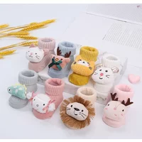 Kawaii Cotton Soft Socks for Newborn Infant Baby Cartoon Animal 3D Doll Socks for Boys Girls Infant Toddler Floor Socks