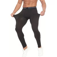 Men's sports tight-fitting trousers, basketball fitness and running compression trousers, quick-drying high-elasticity trousers