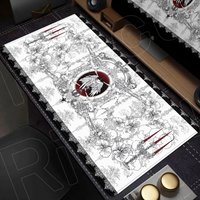 XXL dark style Gothic Mouse Pad Rug Large Gaming Table Cushion Non-slip Laptop Tablet Mousepad Desk Mat PC Accessories Playmat