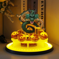 DBZ Anime Shenlong Figuren Set Esferas Del Dragon und 7 Sterne Drachen Kristallkugeln 3,5 cm Regal Figur Sammlung Modell Spielzeug
