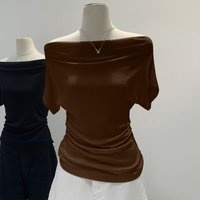 Summer Korean Style Hot Selling Women's Loose Multi Style Casual Fashion Short Sleeved T-shirt Basic Versatile Breathable Top