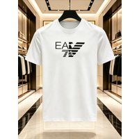 Summer Cotton Men's Geometric Pattern Casual T-shirt - Breathable Summer Short-sleeved T-shirt, Machine Washable, Various Styles