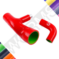 For 2007-2012 Ford Focus MK2 C Max 1.6 TDCi Turbo Boost Silicone Air Intake Hose Pipe Kit 2008 2009 2010 2011