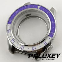NH34 44mm C3 Luminous Bezel GS Modified Watch Parts Case Sport Collection Watch Case For NH34 NH35 NH36 4R35 Movement