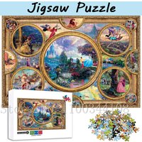 Disney World Character Jigsaw Puzzles Class Animation Puzzles Parent-Child Interactive Game Handmade Toys & Hobbies