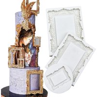 Photo Frame Silicone Cake Baking Mold Sugarcraft Chocolate Cupcake Baking Mould Fondant Cake Decorating Tools