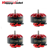 Happymodel 4PCS EX1204 5000KV 6500KV Brushless Motor 1.5mm Shaft for 2-4S 2-3S 3 Inch FPV Racing Drone Toothpick Quadcopter