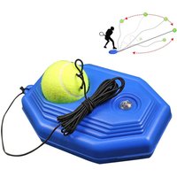 Tennis Training Aids Bases With Elastic Rope Ball Practice Self-Duty Rebound Tennis Trainer Tennis Practice Tool