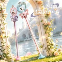 Magic Wand Water Blaster Princess-themed Pull-out Spiral Water Stick High-appearance Summer Water & Beach Play Outdoor Games