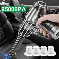 Auto-Staubsauger, 95000 PA, starke Saugkraft, kabelloser Handstaubsauger, Gebläse, 2-in-1, tragbarer Staubsauger für Auto und Zuhause