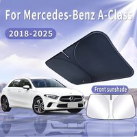 Car Sun Visor For Mercedes-Benz A-Class W177 2018~2025 Front Windshield Sunshade Heat Insulation Summer Cooling Auto Accessories
