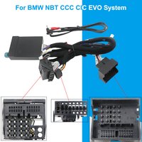 Car 16pin Wiring Harness Adapter Canbus Box Decoder 12.3 Inch Android Radio Power Cabler For BMW NBT CCC CIC EVO System