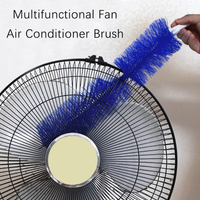 Fan Brush Dust Removal Tool Microfibre Duster Dust Remover Cleaning Brush for Air-conditioner Furniture Shutter Home Car Clean